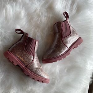 Natives Rain Sparkly Pink Boots
